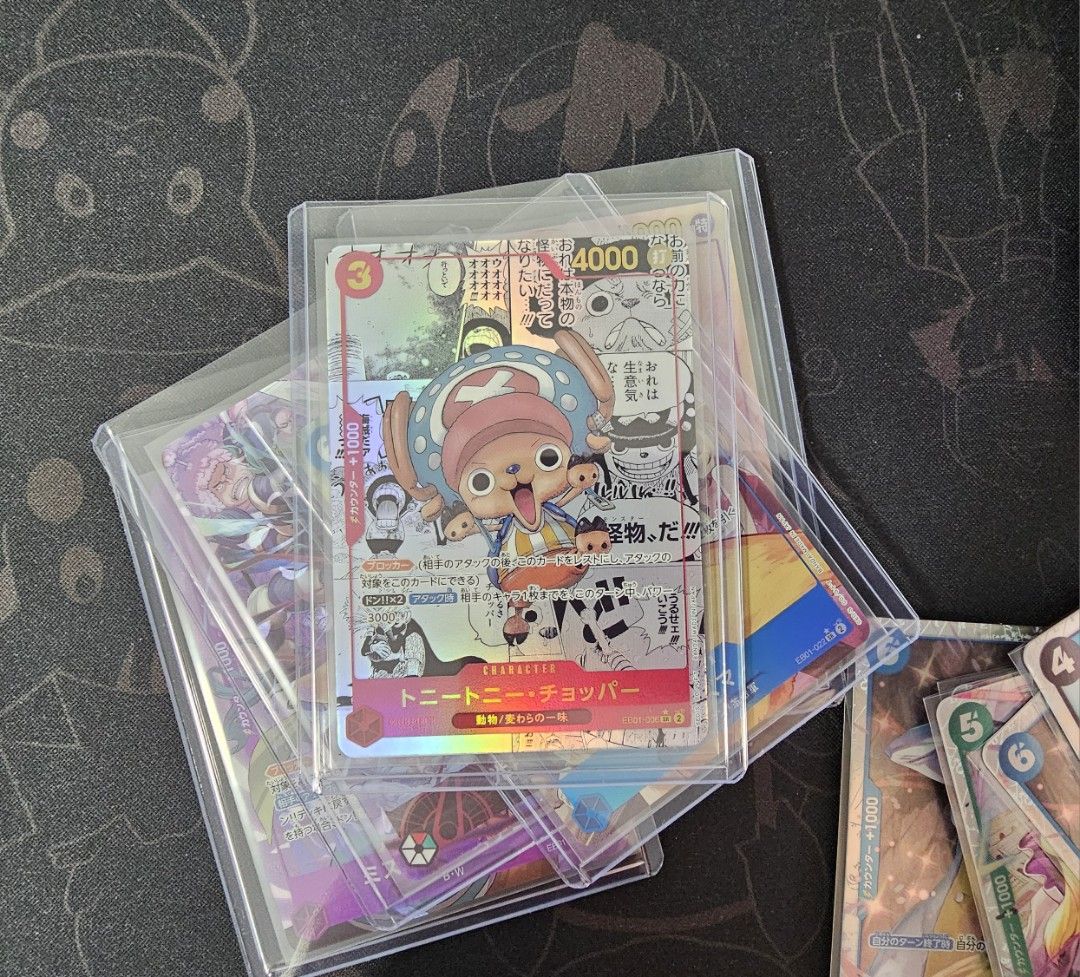 One Piece TCG Chopper Manga EB01, Hobbies & Toys, Toys & Games on Carousell