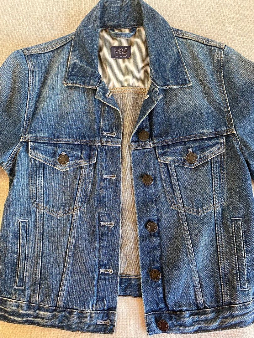 M&s womens denim sales jacket