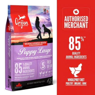 ORIJEN Puppy Large Dry Dog Food 11.4kg BNIP Pet Supplies Pet
