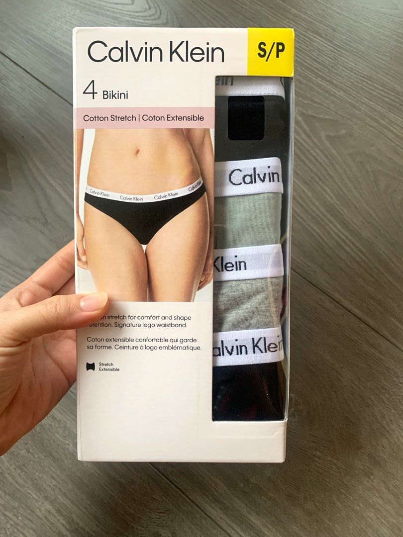 Pack of 4 Calvin Klein Underwear, Women's Fashion, New