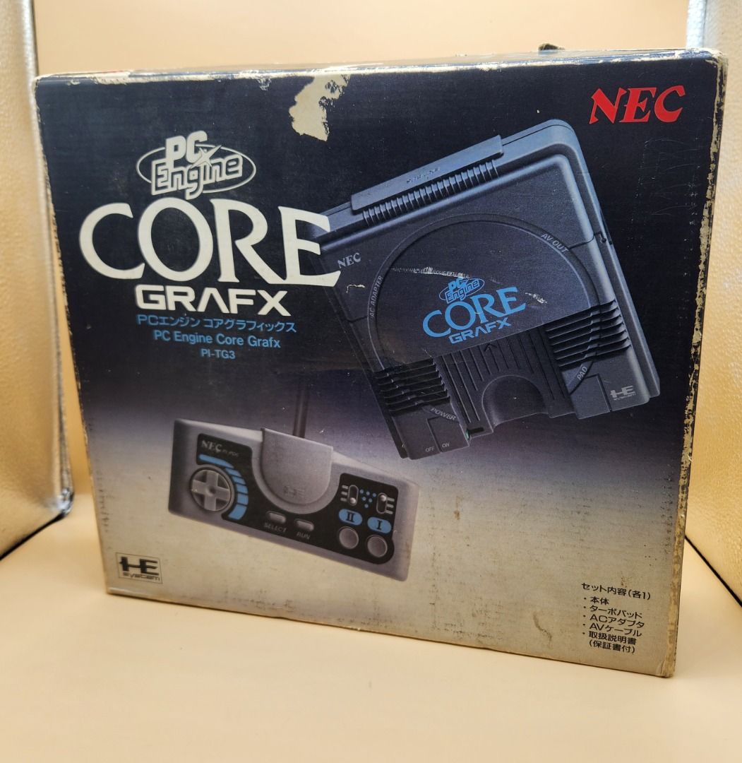 PCE TurboGrafx-16 PC Engine PCE Core Grafx PI-TG3 Console Game Set by ...