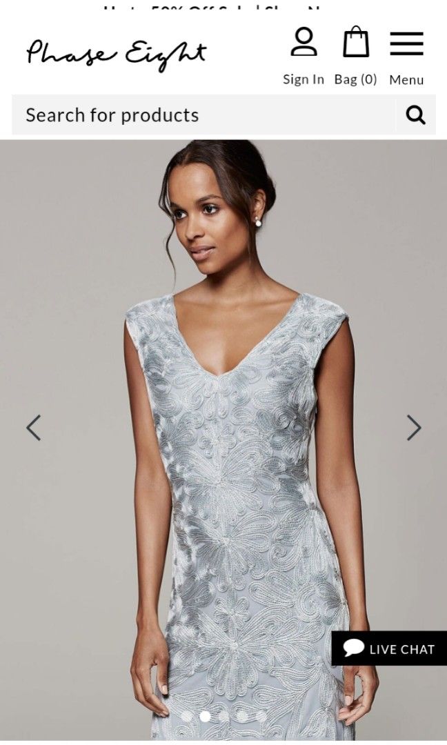Phase eight smoke suki dress sale