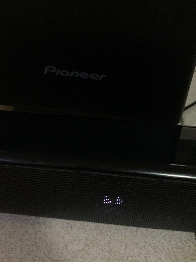 Pioneer sound bar and subwoofer SBX101, Audio, Soundbars, Speakers
