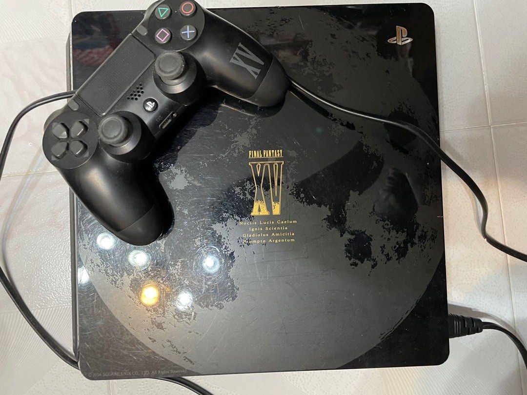 Playstation 4 Slim FFXV Special Luna Edition PS4 FF15, 電子遊戲