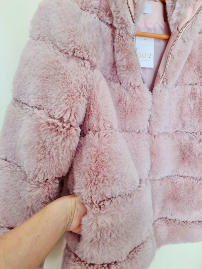 POSH Brand New Pink Fluffy Furry Winter Jacket