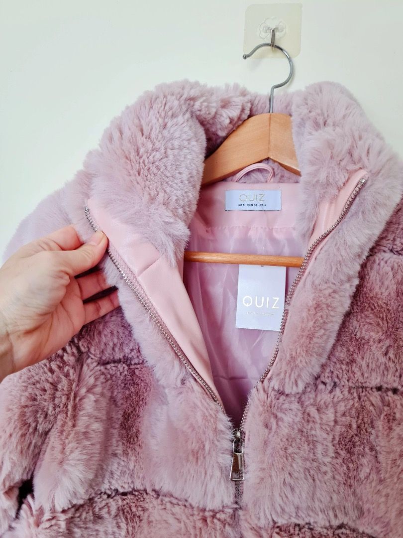 Furry store pink jacket