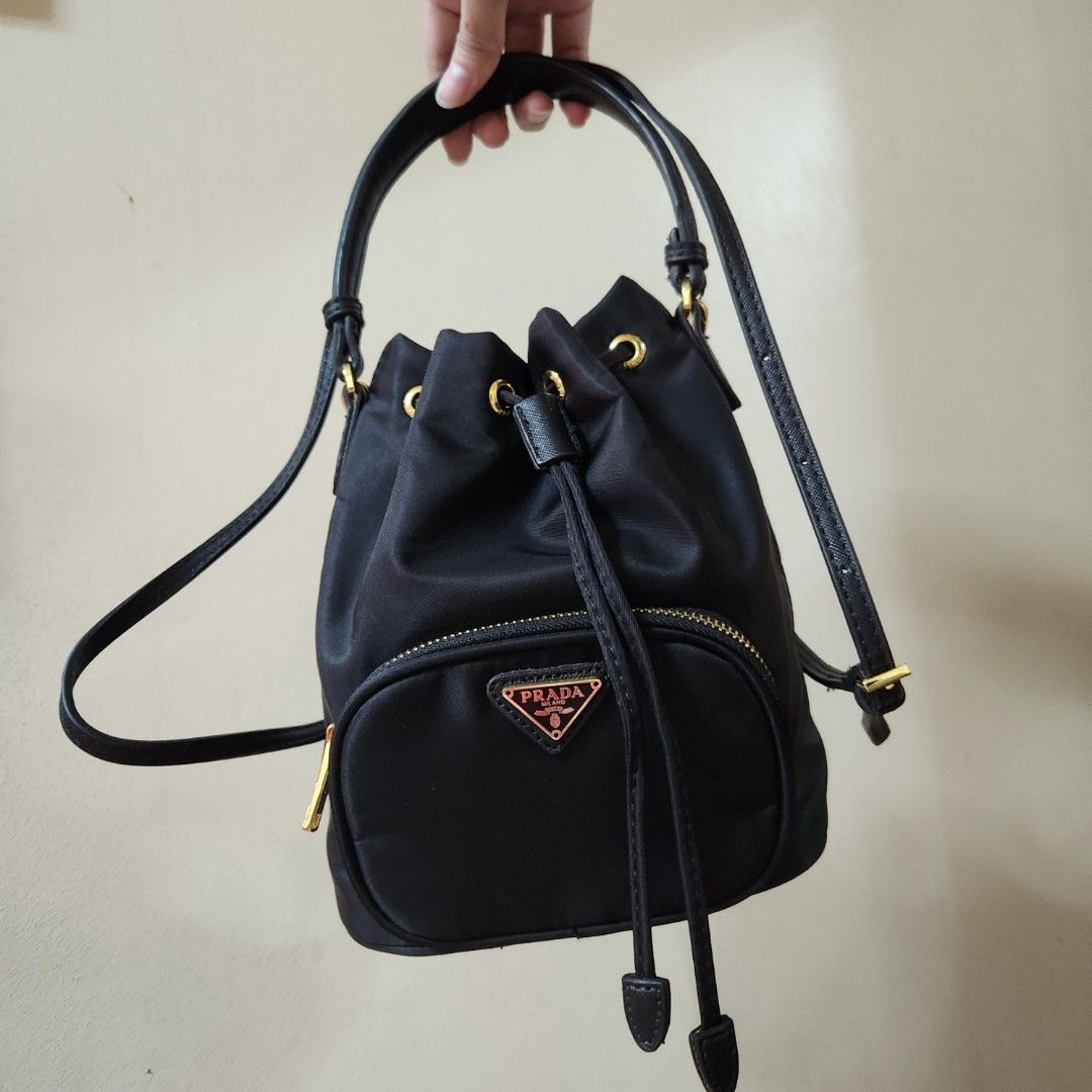 Prada bucket best sale bag sale