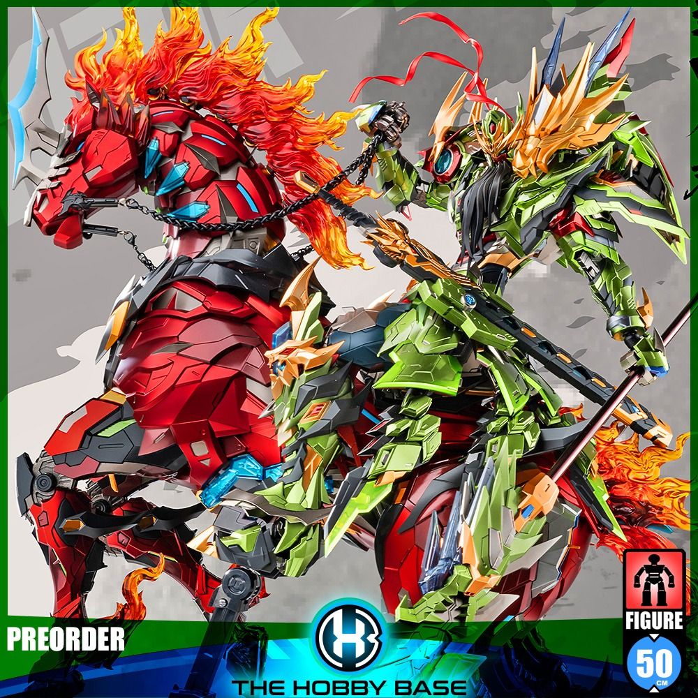 PREORDER ▶️ Q2-2024 🟢 MNQ-XH09X GUAN YU RED FLAME FIRE DRAGON