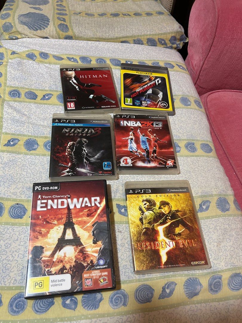 PS3 Games (Category: PlayStation) located in Singapore. Submitted by vincent_751 (Listing ID 1282335421, Image 1). Description: One of them is PC game. Buy all for $20.