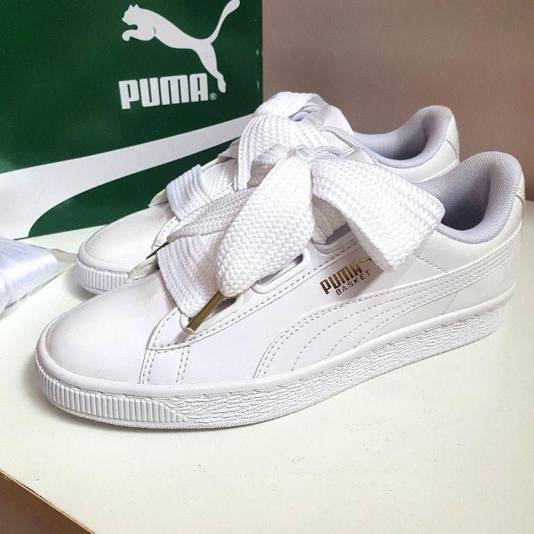Puma basket shop ribbon