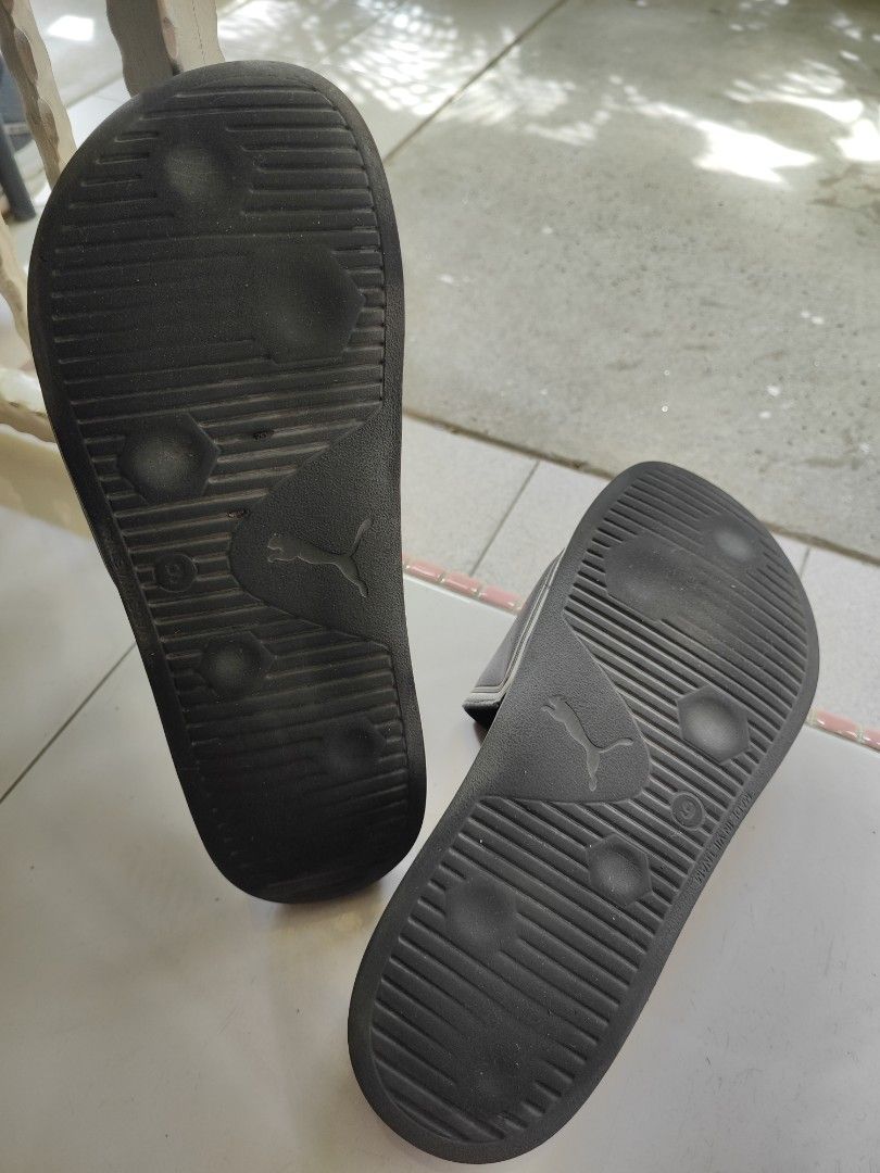 Rubber on sale puma slides