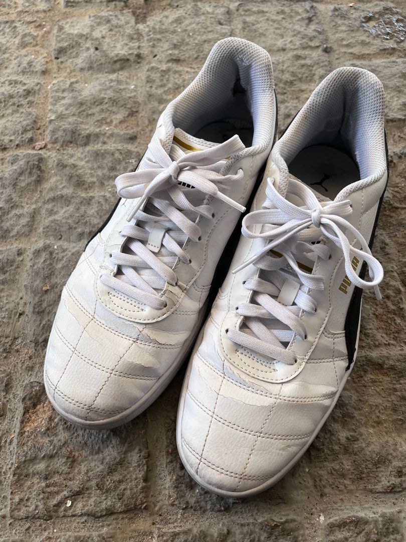 Puma unisex white sneakers cheap