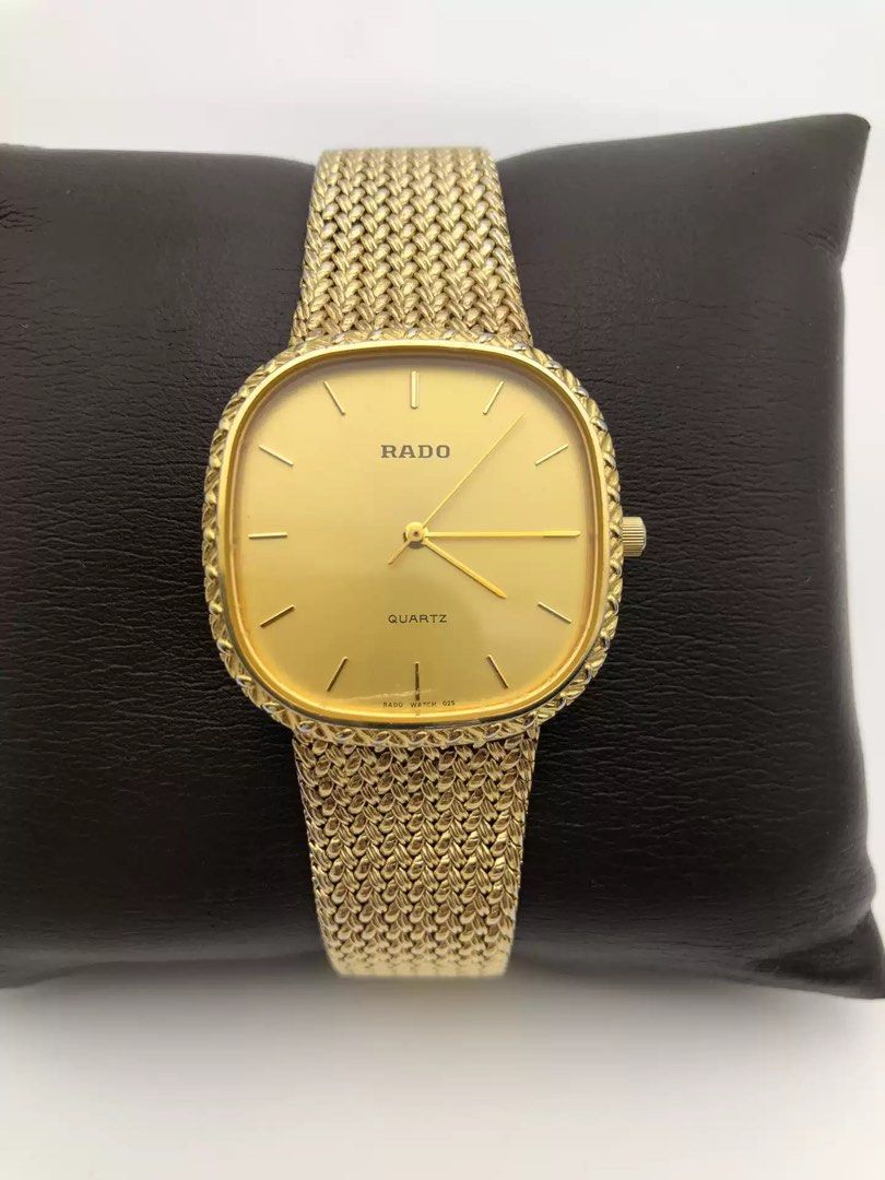 Rado quartz gold outlet