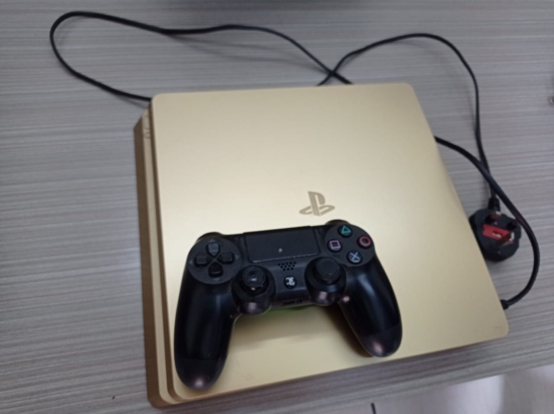 Rare Limited Edition Gold PS4 Video Gaming Video Game Consoles