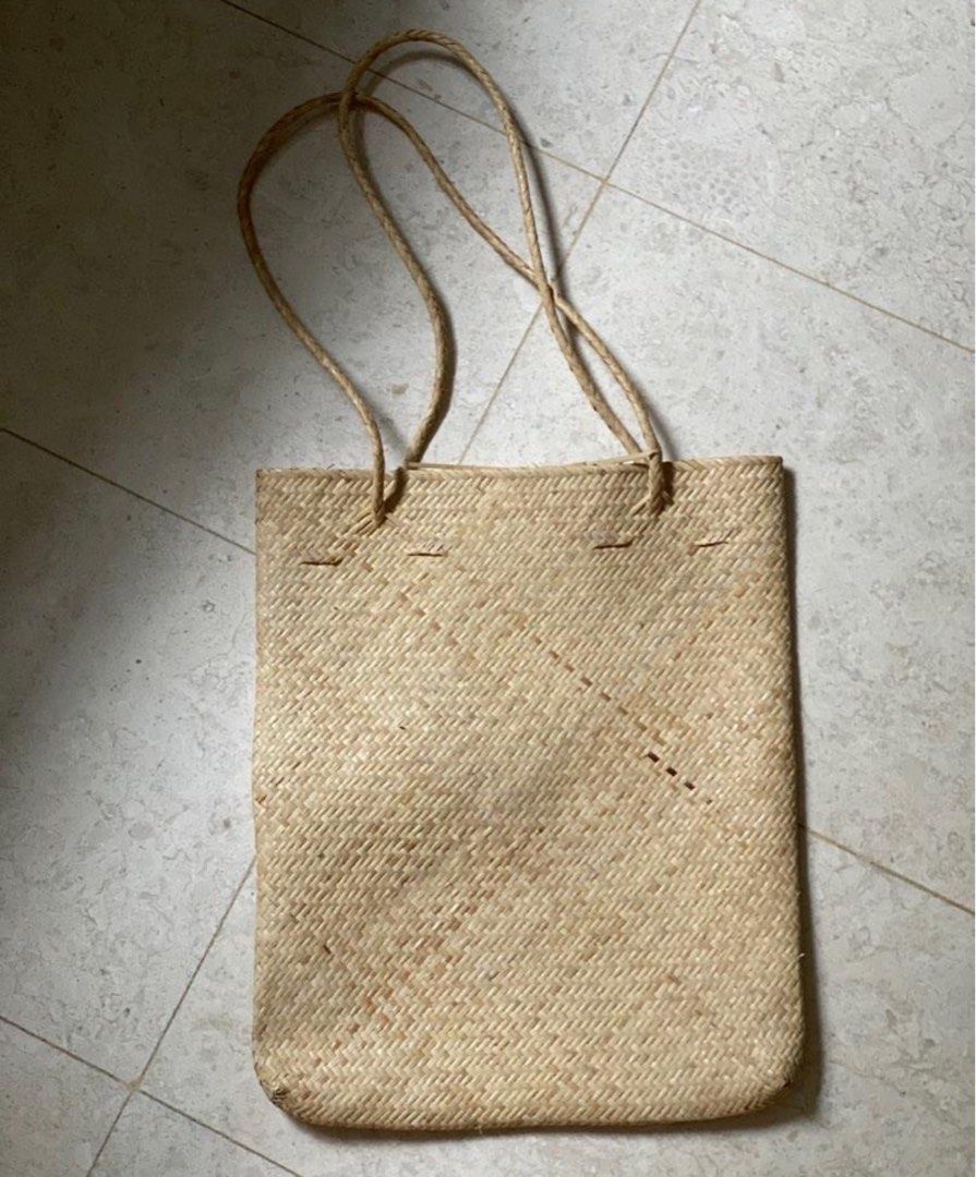 Rattan Tote Bag Picnic Bag hand woven bag summer beach bag