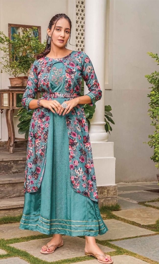 Pure discount silk gown