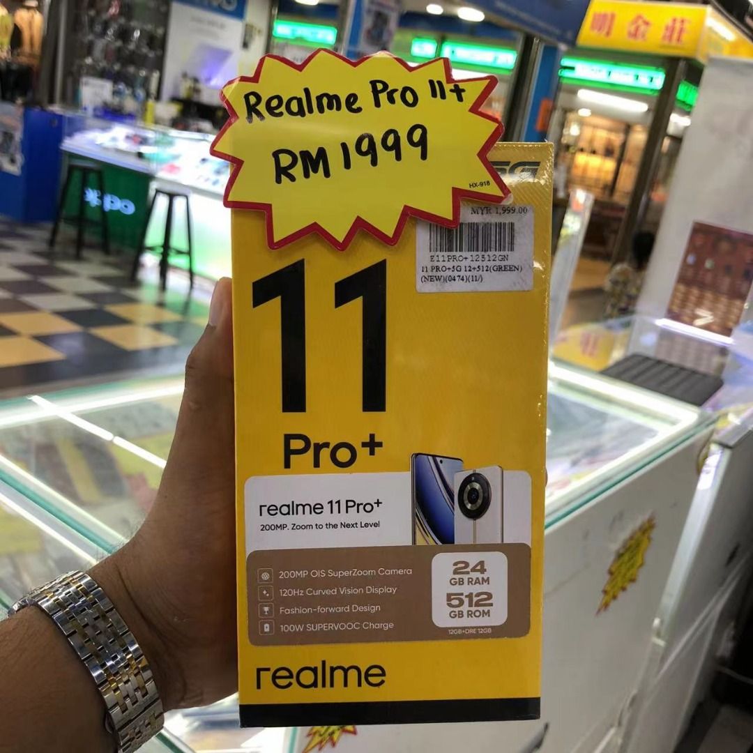 Realme 11 PRO PLUS 5G Black 512 GB, Mobile Phones & Gadgets