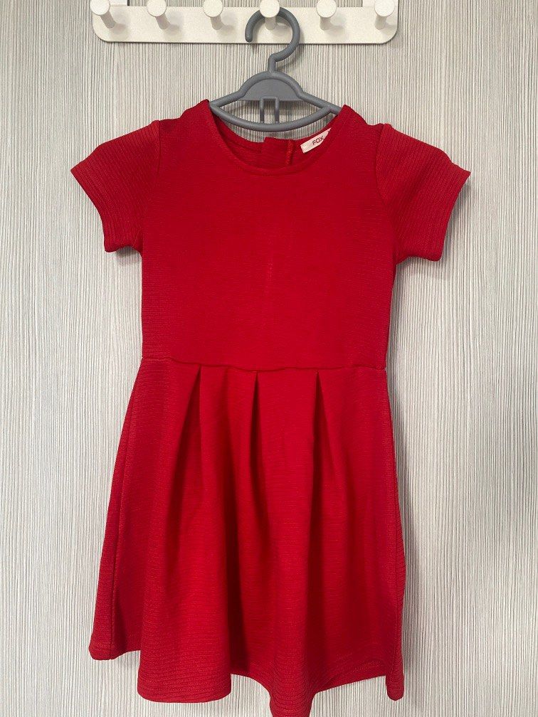Girls size deals 8 red dress
