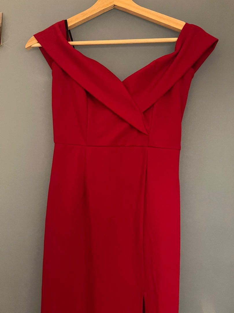 Red evening gown cheap petite