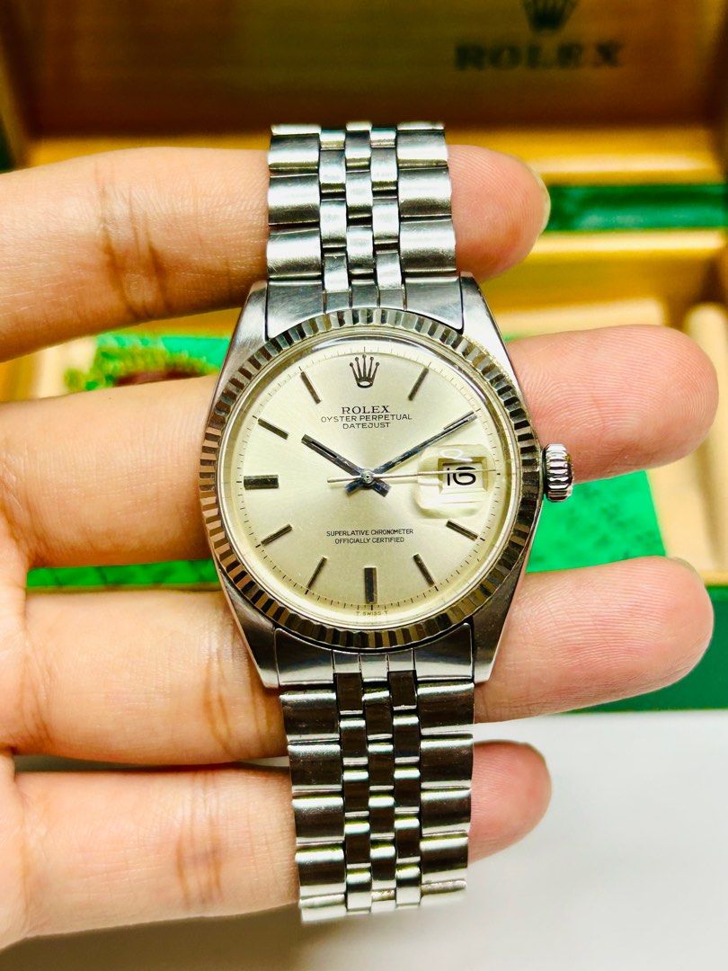Jam rolex oyster store perpetual datejust asli