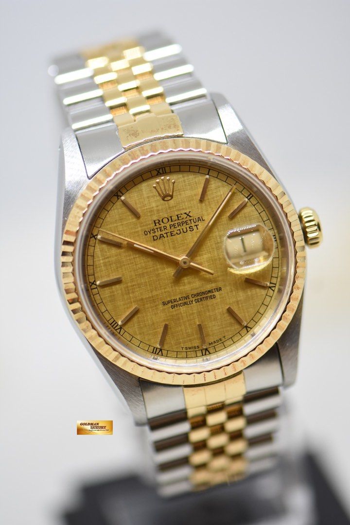 Rolex datejust sales 36 linen dial