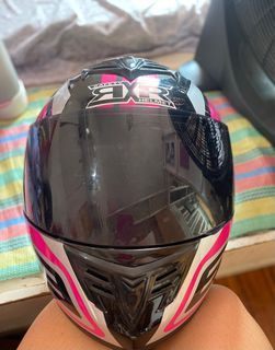 Helmet RxR Full Face Large 58-62 cm Black/Pink