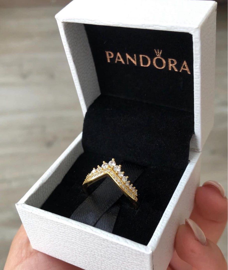 SALE Princess Wishbone ring Women s Fashion Jewelry Organizers Rings on Carousell