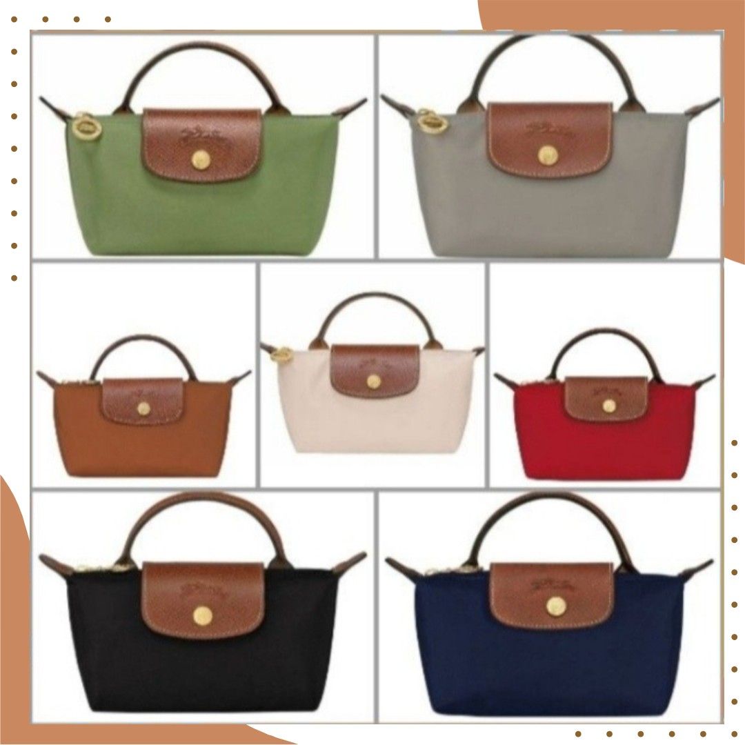 SALE AUTHENTIC ORIGINAL LONGCHAMP LE PLIAGE ORIGINAL POUCH WITH HANDLE STRAP NOT INCLUDED