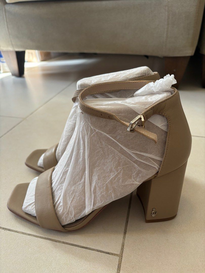 Sam Edelman Women s Daniella Heeled Sandal Beige US 8.5 EU 39