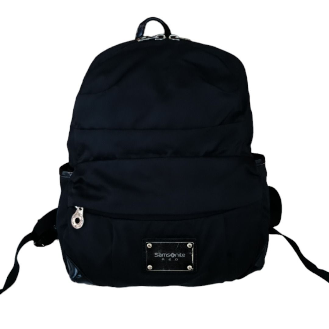 Samsonite RED Lightilo Mini Backpack Preloved, Fesyen Wanita, Tas
