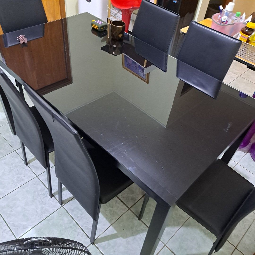 Sanyang dining deals table 6 seater