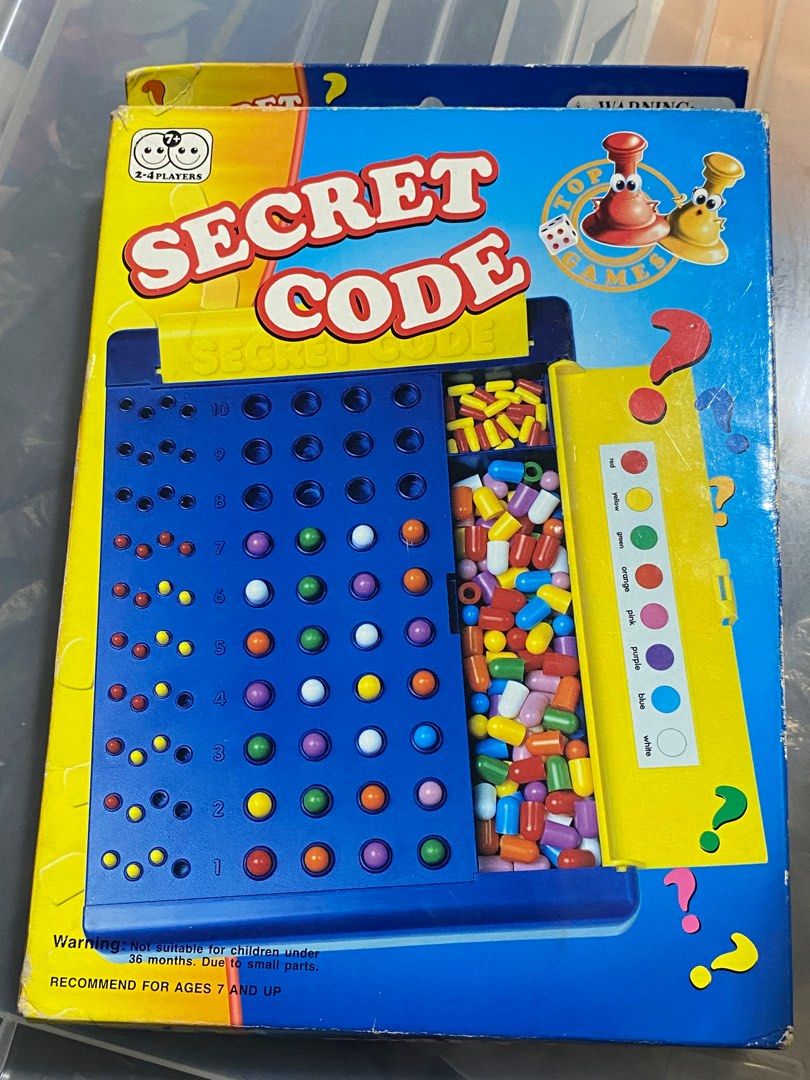 Secret Code Old School Game, Hobbies & Toys, Toys & Games on Carousell