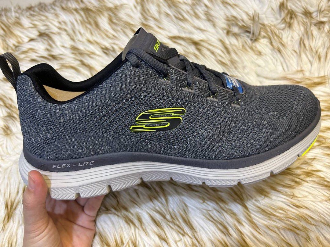 Skechers flex appeal mens silver online