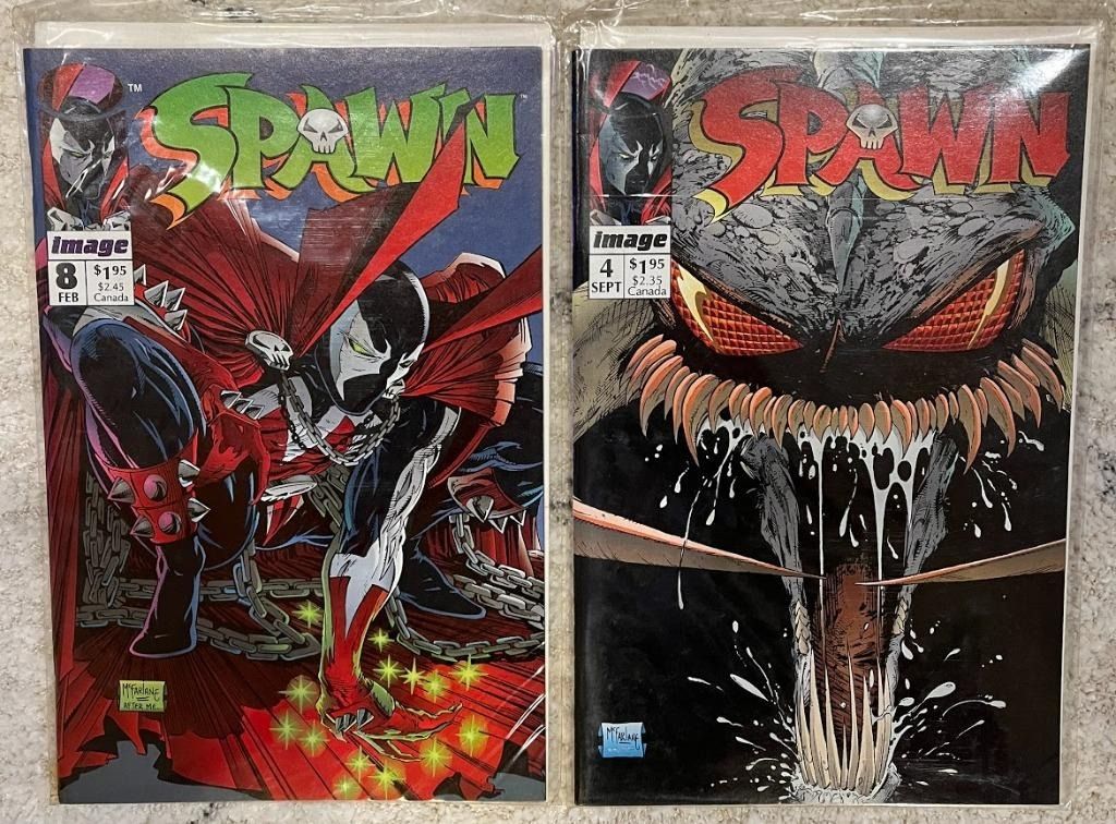 Spawn #4 Comic (Category: Comics & Manga) located in Petaling Jaya. Submitted by jessebluz (Listing ID 1282325101, Image 1). Description: Spawn #4 (1993) RM 49 First cover appearance of Violator Spawn #8 (1993) RM 89 (SOLD) 1st appearance of Vin by Todd McFarlane.