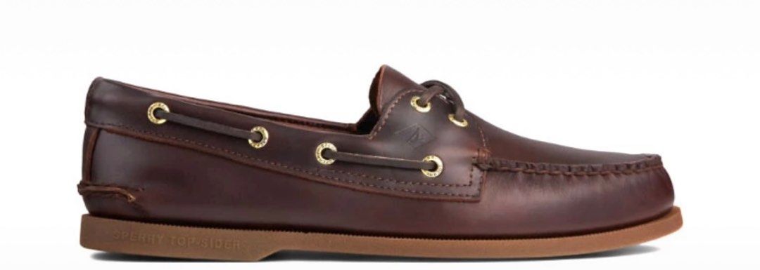 Sperry Men s Authentic Original Leather Boat Shoe Amaretto