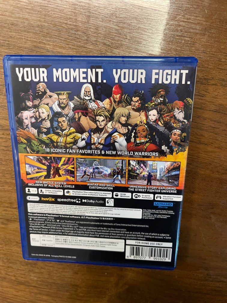 Street fighter 6 PS5 Code Unredeemed, Video Gaming, Video Games,  PlayStation on Carousell