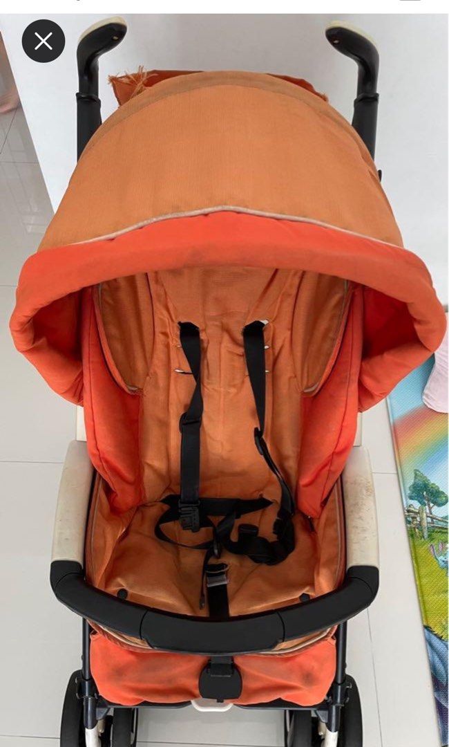 Peg perego stroller sales orange