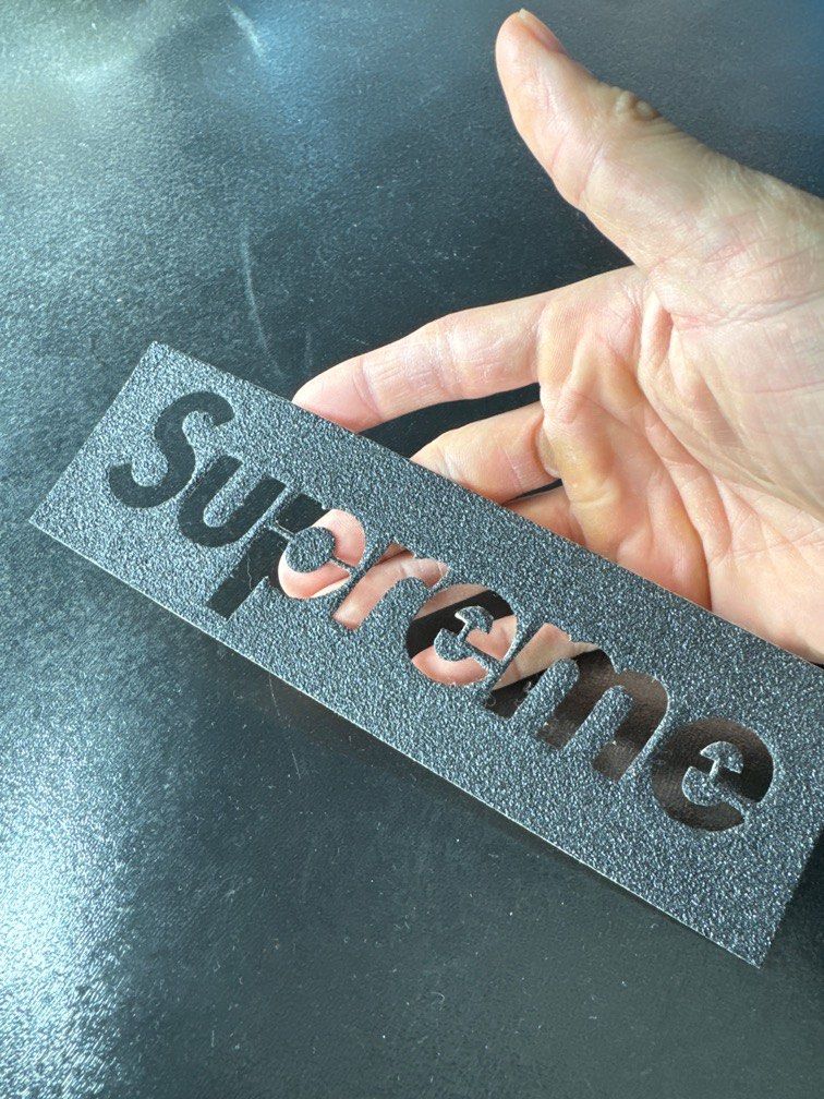 Supreme Grip Tape Box Logo sticker RED RARE