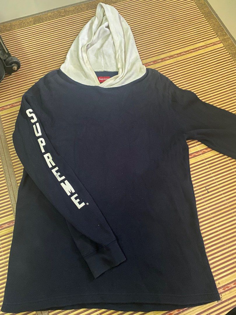 Supreme waffle hoodie new arrivals