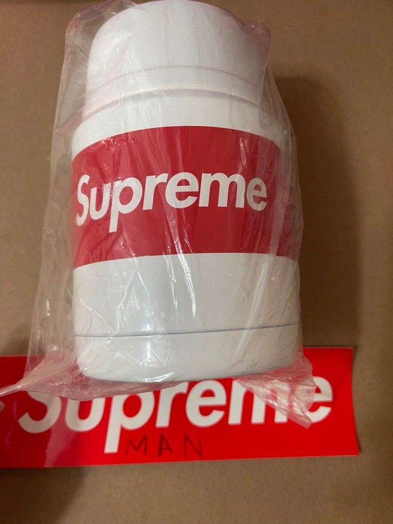 Supreme thermos stainless king food jar and spoon white online