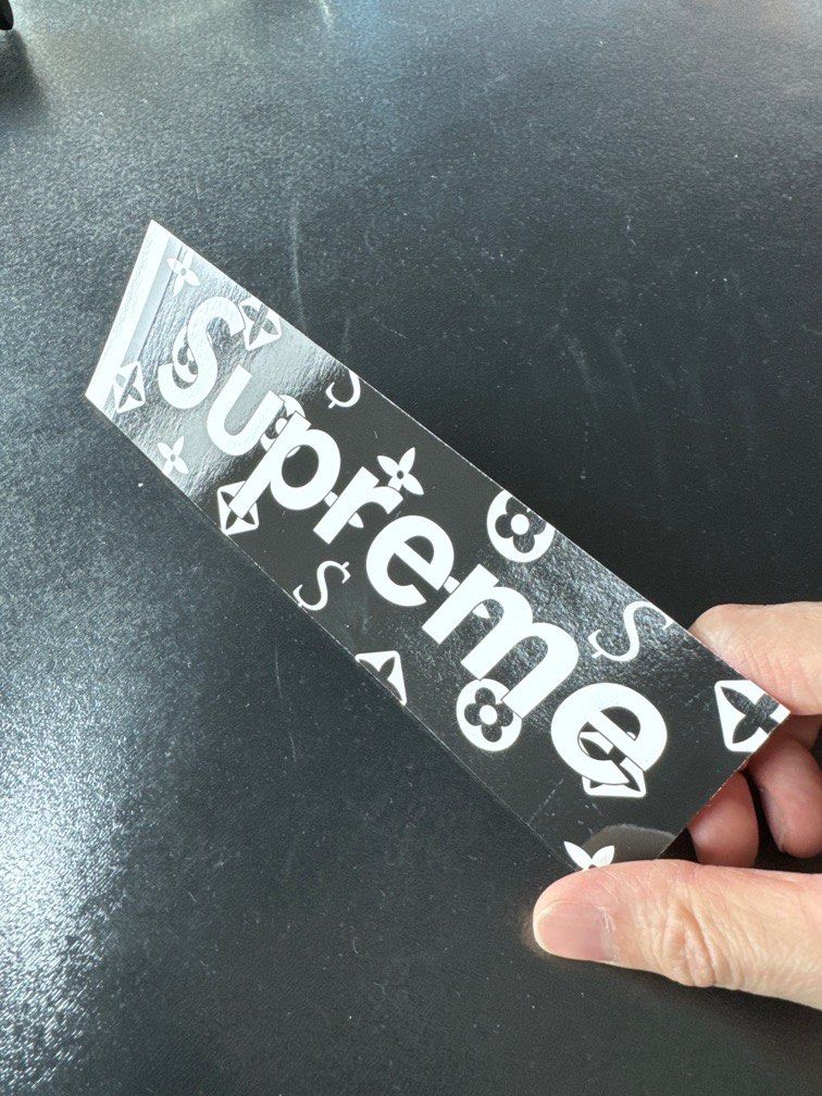 Supreme x online lv sticker