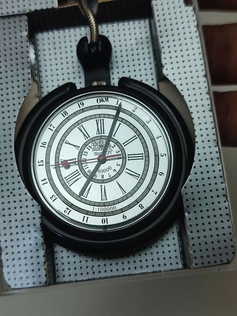 Swatch pocket watch top