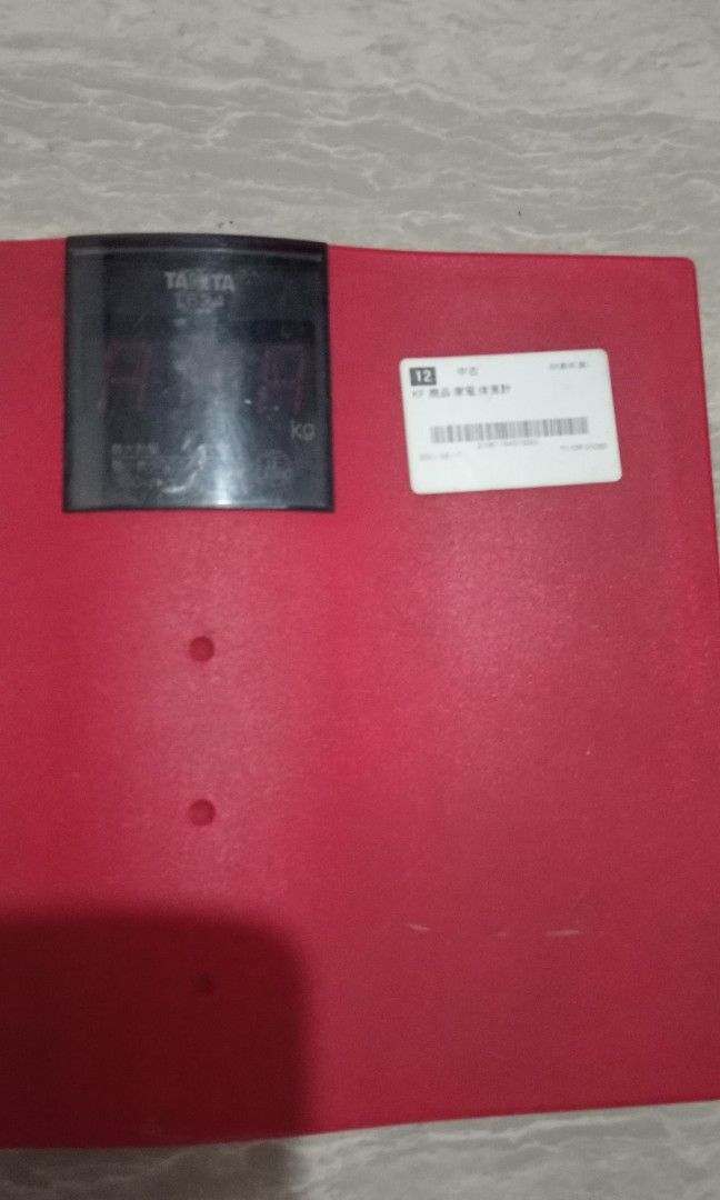 Tanita brand digital weighing scale (Category: Health Monitors & Weighing Scales) located in Batangas. Submitted by girlmeetspurple (Listing ID 1282327863, Image 2). Description: .