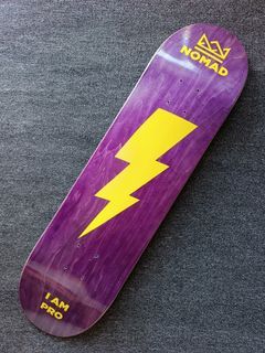 'Thunder' in Purple- NOMAD Skateboard Deck