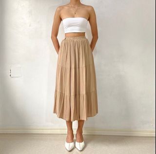 Tiered Long Skirt