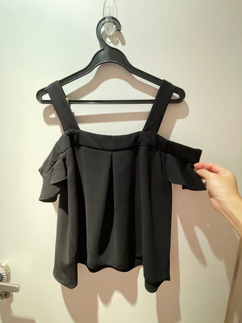 Topshop cold shoulder top sales