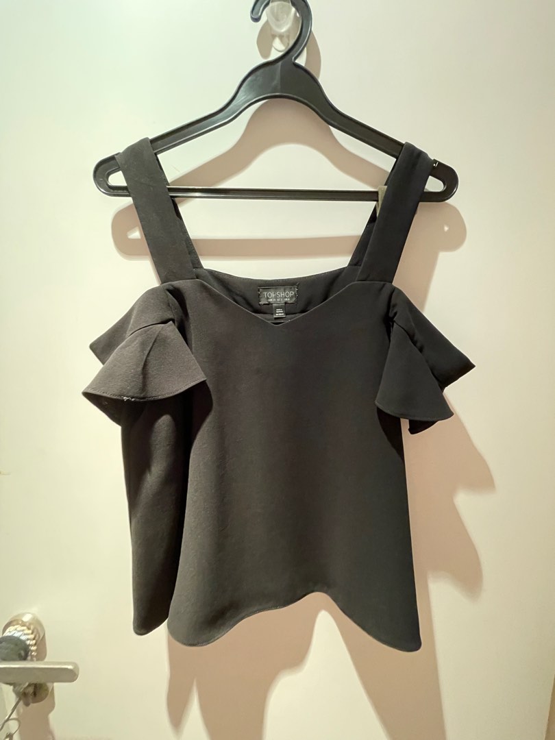 Topshop cold shoulder sales top