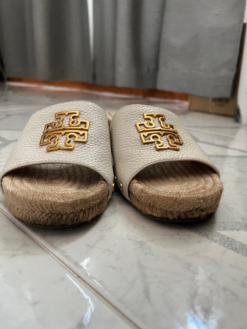 Tory Burch slip ons Women s Fashion Footwear Wedges on Carousell