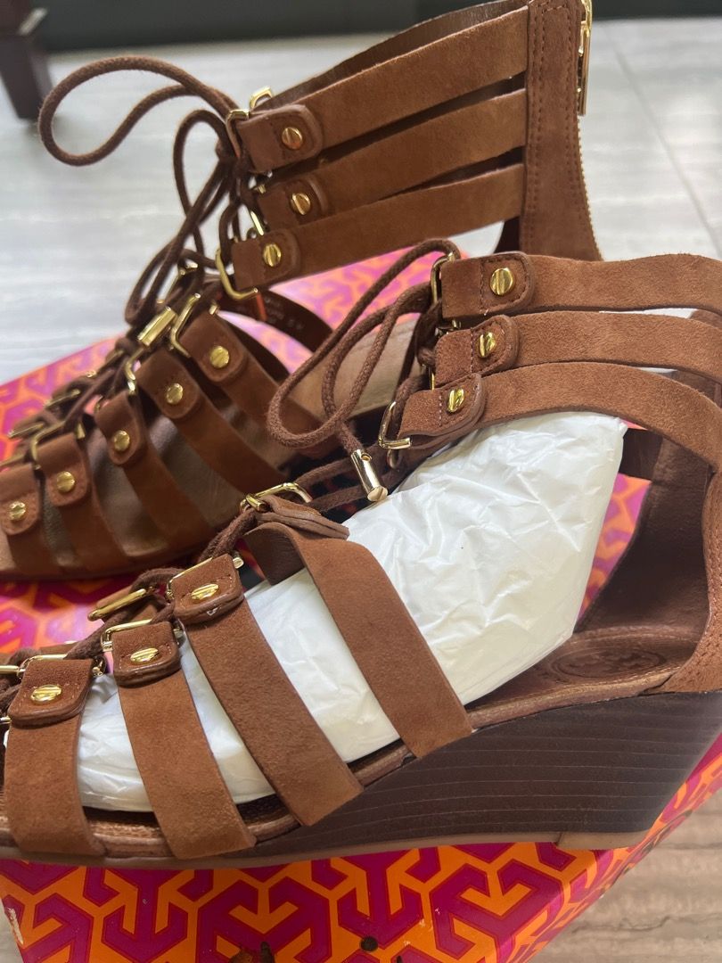 Tory burch sales suede sandals