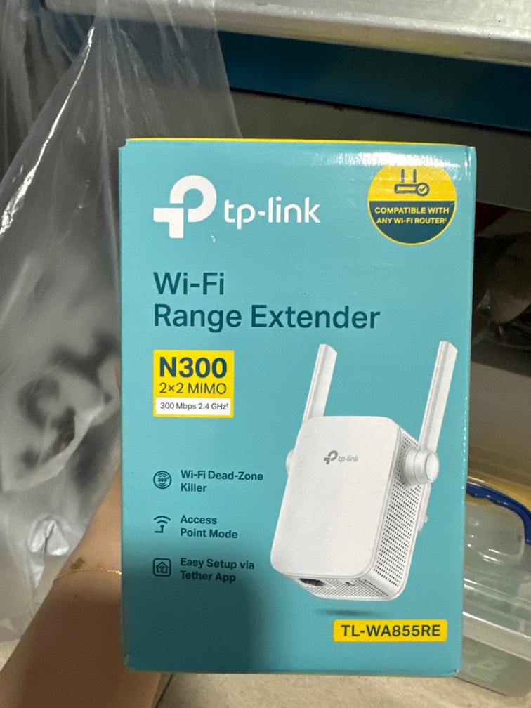 TP Link Wifi Range Extender N300, Computers & Tech, Parts & Accessories